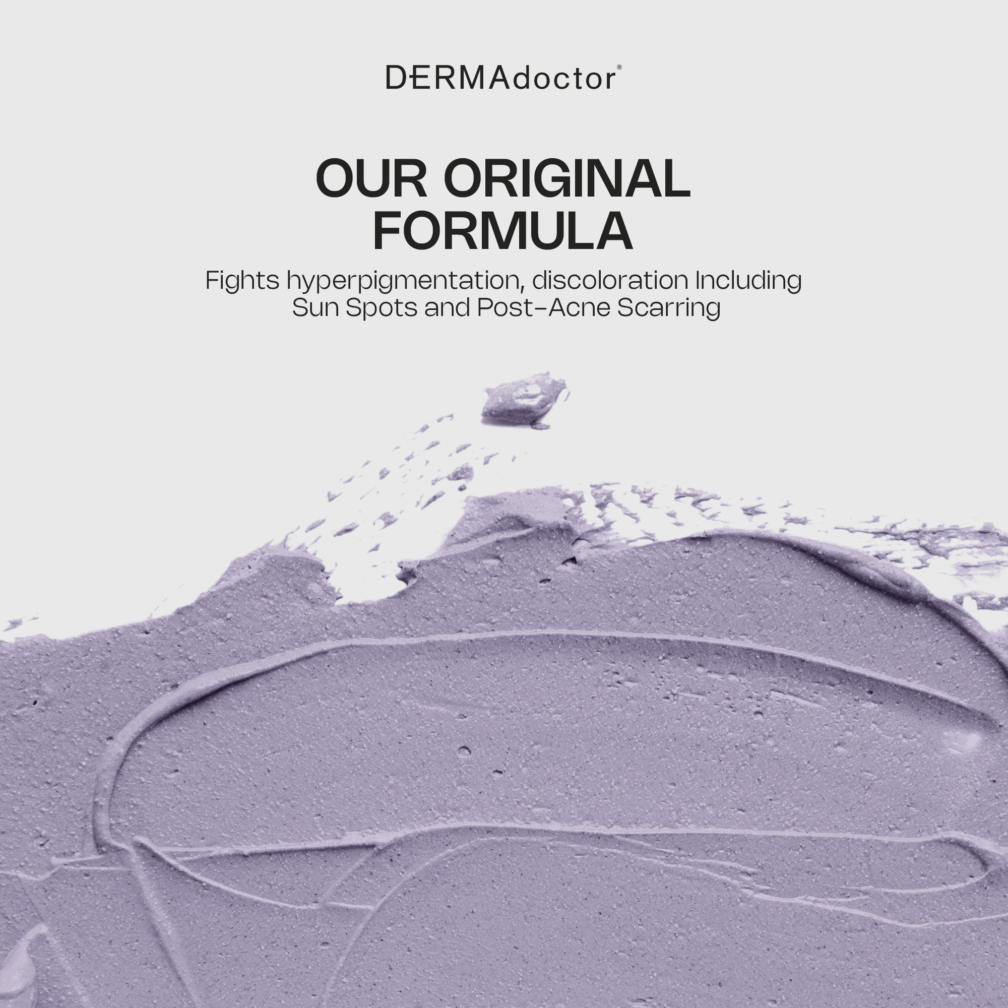 DERMAdoctor Clay Face Mask with Bentonite & Kaolin Clay + Vitamin C | Face Exfoliator, Pore Minimizer, Facial Detox, Facial Oil Remover, Illuminator, Acne Scar Mask for Faces - 15 Minutes - 1.69 oz