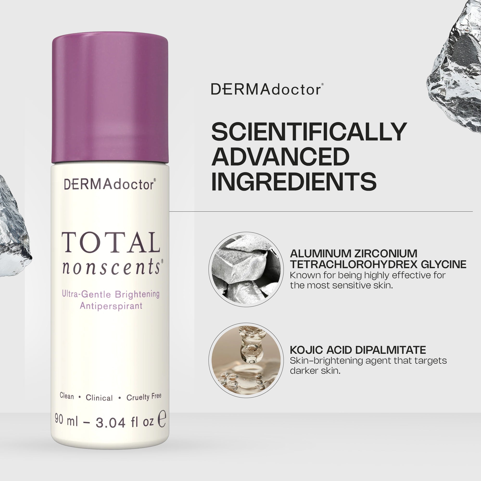 Total Nonscents Ultra-Gentle Brightening Antiperspirant