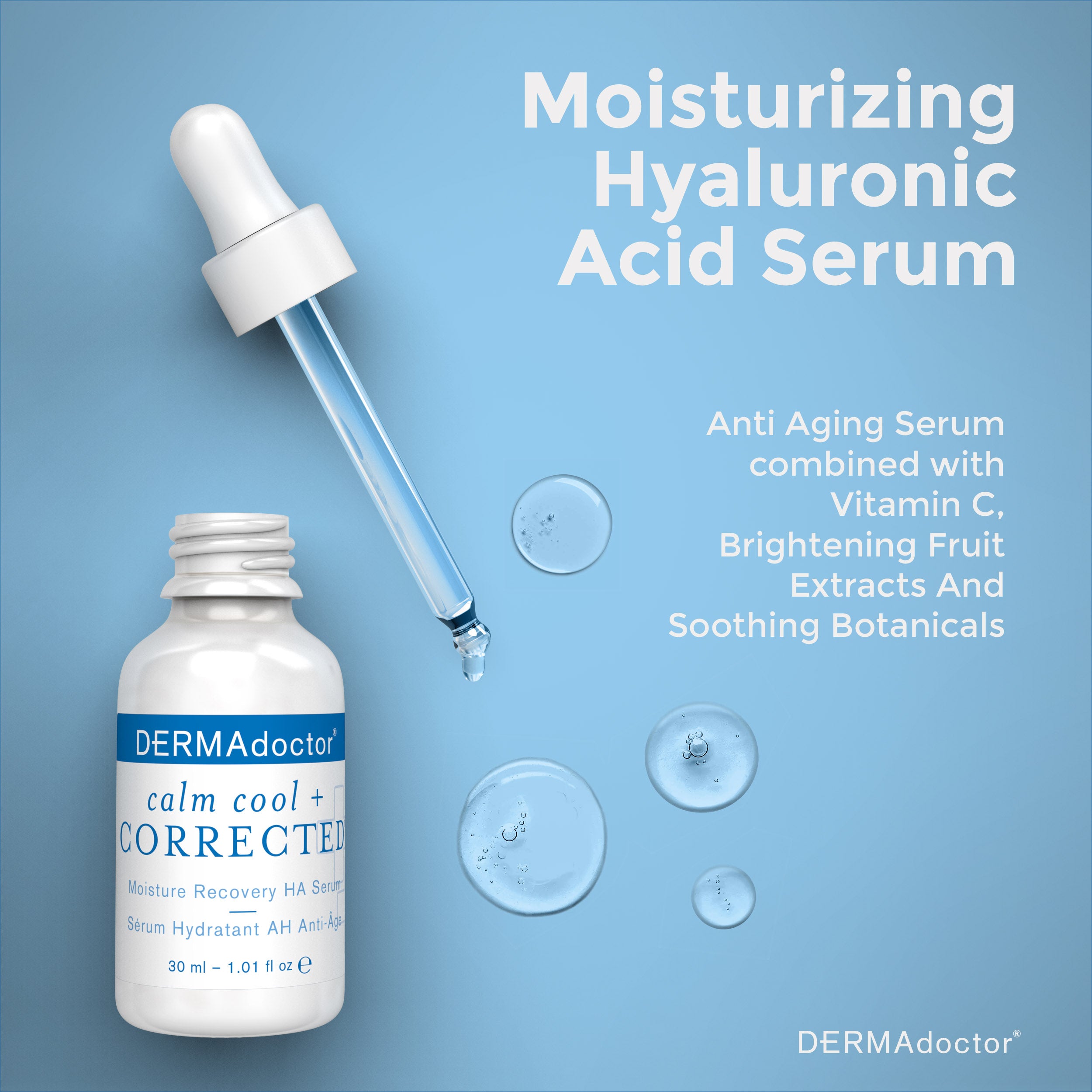 Calm Cool + Corrected Moisture Recovery Hyaluronic Acid Serum