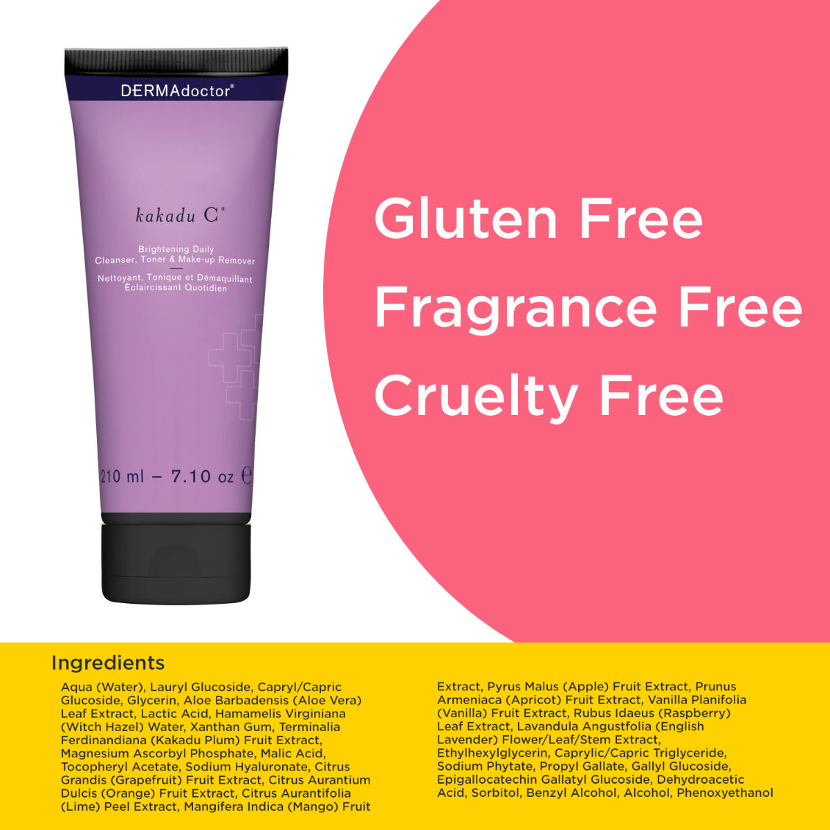 Kakadu C Brightening Daily Cleanser, Toner & Make-up Remover