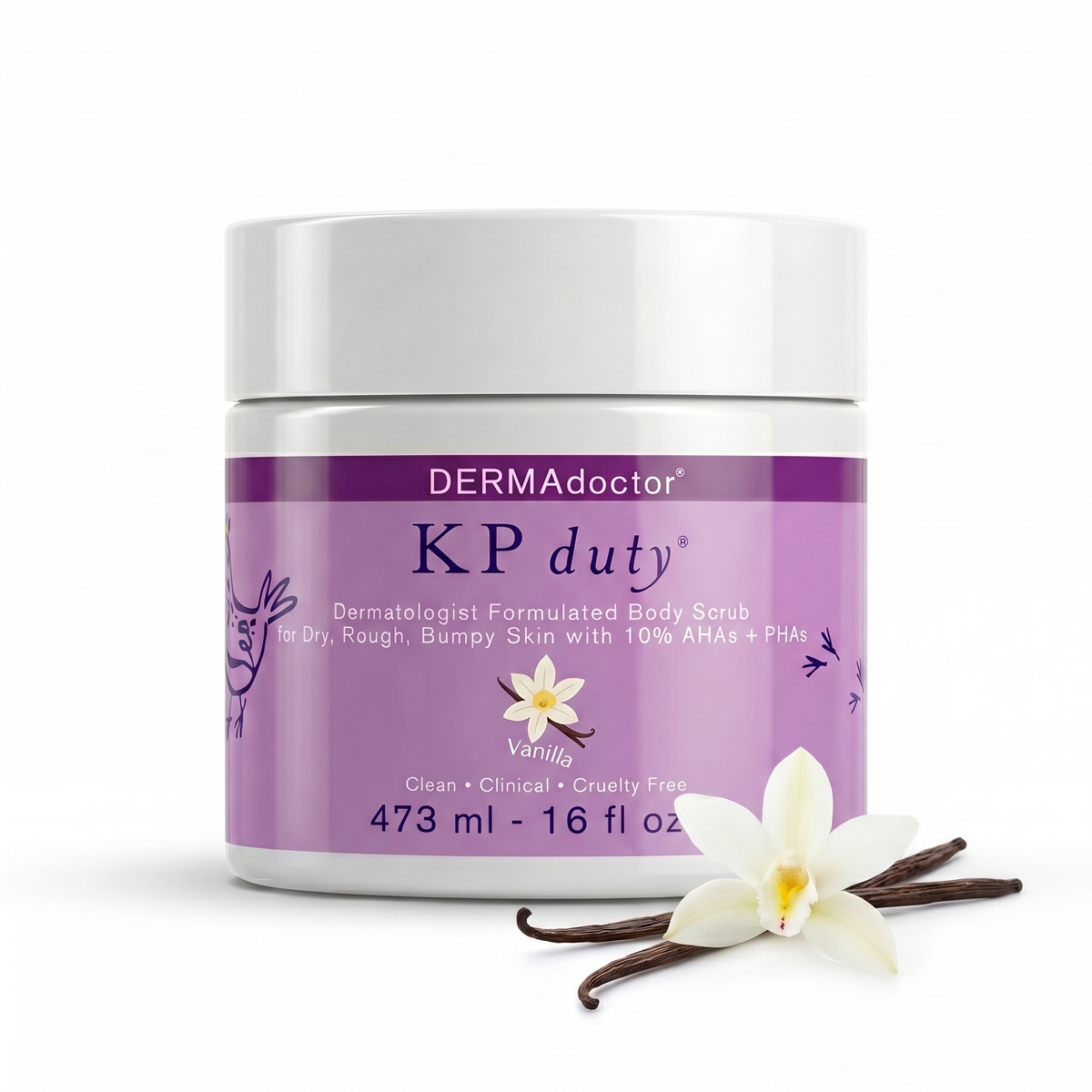 KP Bump Eraser Vanilla Body Scrub, 16 oz