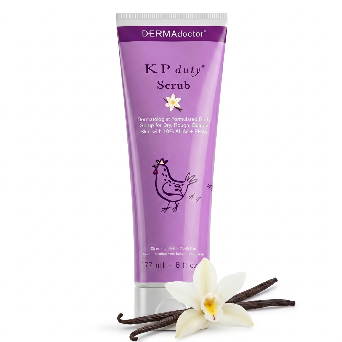 KP Bump Eraser Vanilla Body Scrub, 6 oz