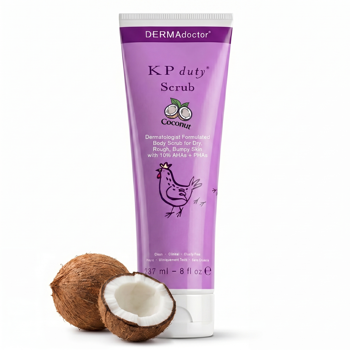 KP Bump Eraser Coconut Body Scrub, 8 oz