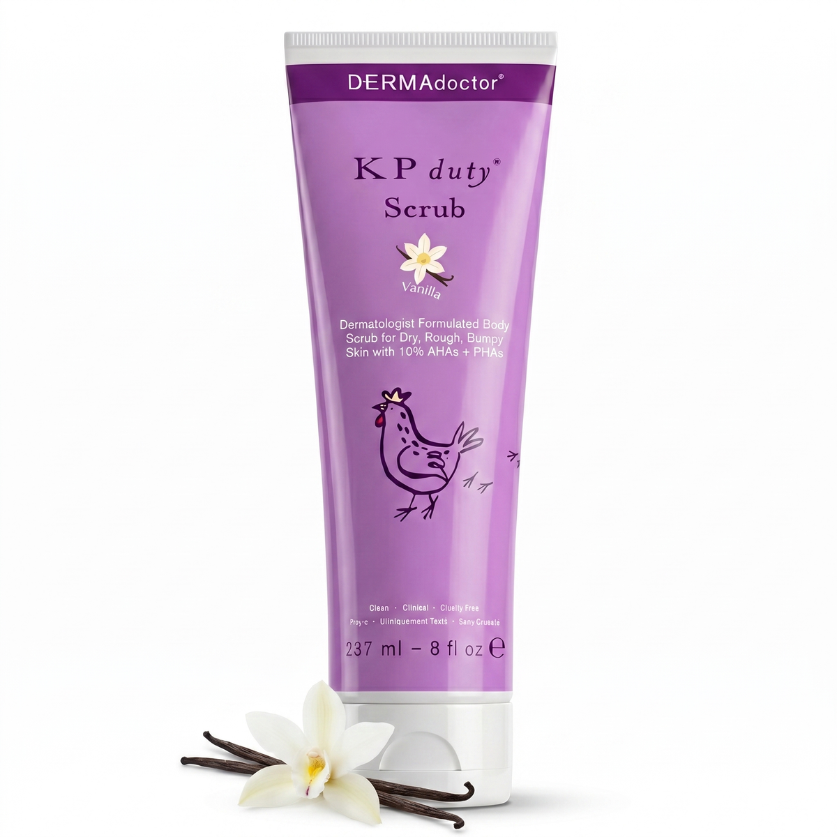 KP Bump Eraser Vanilla Body Scrub, 8 oz