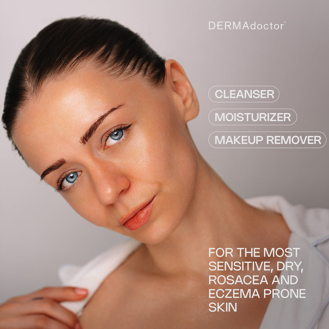 Calm Cool + Corrected Hydrating Cleansing Oil, Moisturizer and Makeup Remover for Dry, Sensitive or Eczema-Prone Skin