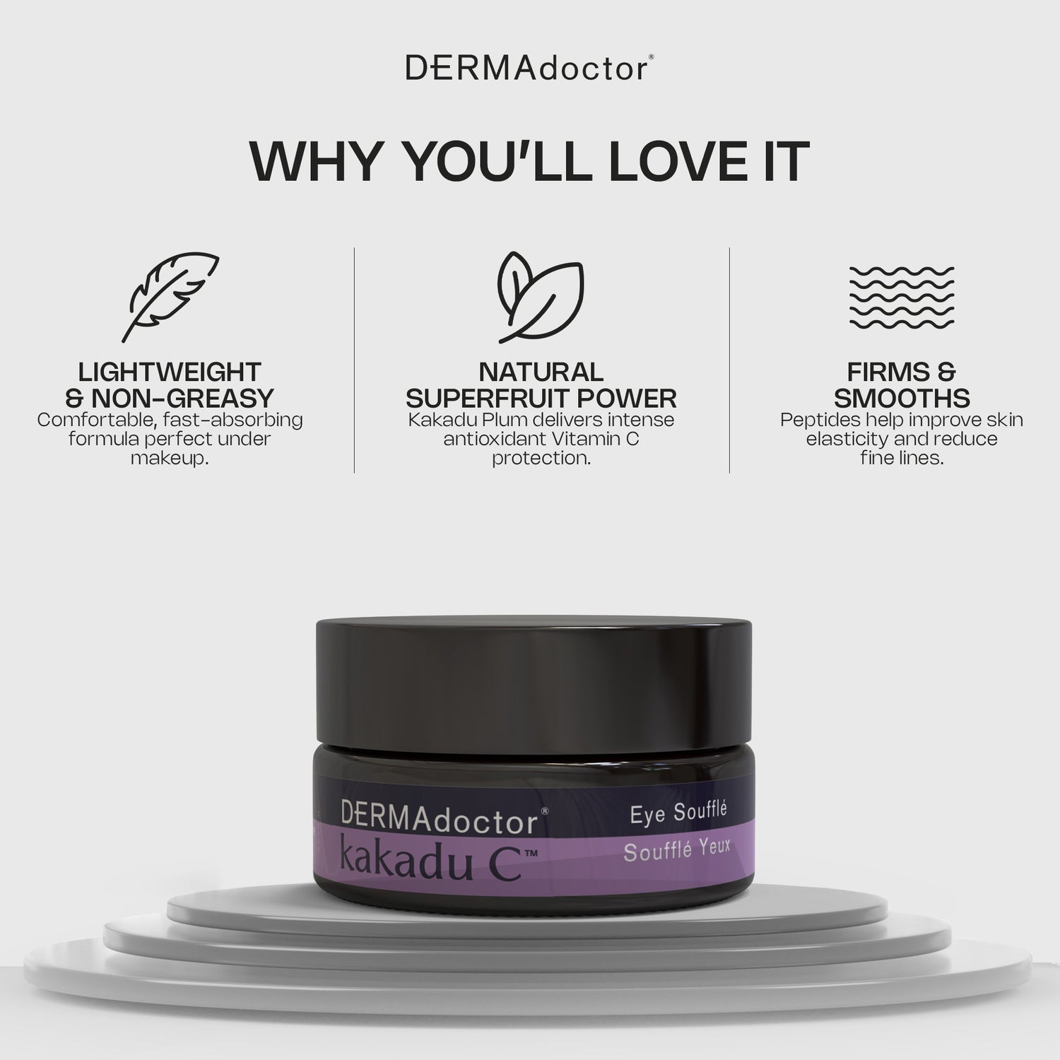 Kakadu C Eye Soufflé, Vitamin C &amp; Caffeine Eye Cream
