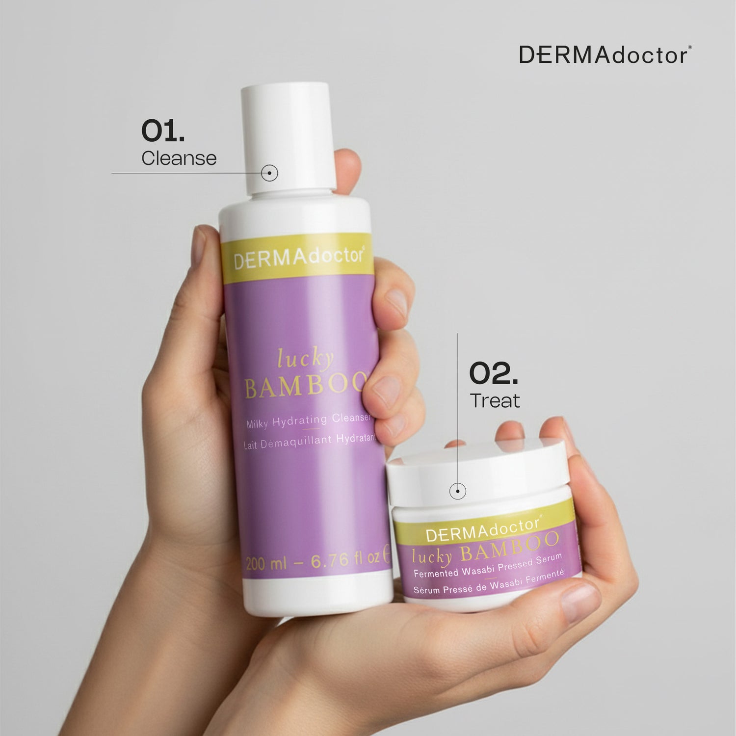 dermadoctor lucky bamboo jukyeom 9x water gel Lucky Bamboo Jukyeom 9x Oil to Milk Cleanser – Dermadoctor