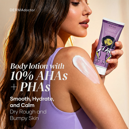 KP Duty Moisturizing Body Lotion Keratosis Pilaris, Dry, Rough, and Bumpy Skin, with 10% AHAs + PHAs