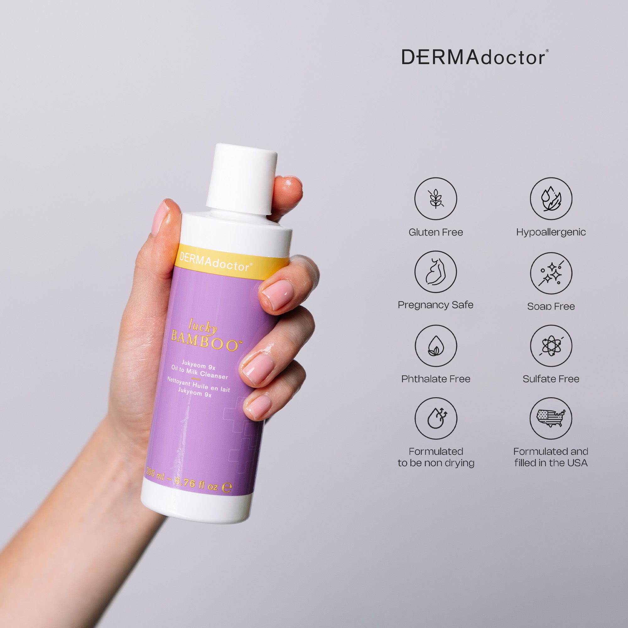 Lucky Bamboo Jukyeom 9x Oil to Milk Cleanser – Dermadoctor