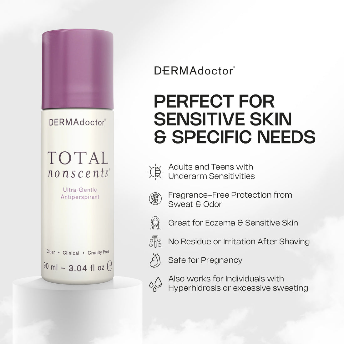 Total NonScents Ultra-Gentle Antiperspirant