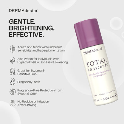 Total Nonscents Ultra-Gentle Brightening Antiperspirant
