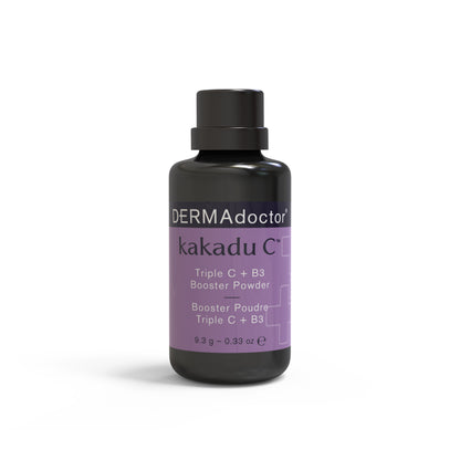 Kakadu C Triple C + B3 Booster Powder, Vitamin C Serum Booster and Niacinamide Pore Minimizer for Face, Active Skin Repair for Brightening and Refining