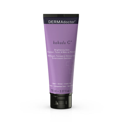 Kakadu C Brightening Daily Cleanser, Toner &amp; Make-up Remover - Travel Size