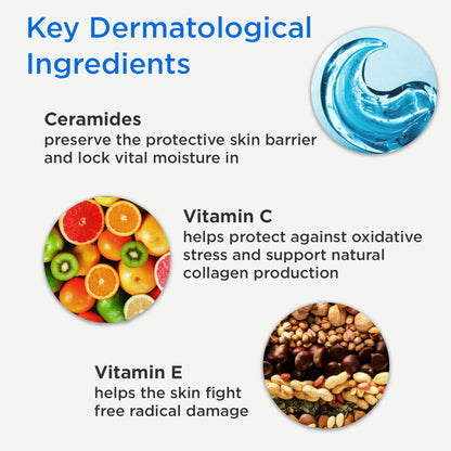 Calm Cool + Corrected Ceramide C Ferulic Acid + E  Brightening Ultra-Rich Moisturizing Cream for Sensitive Skin