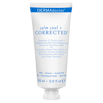 Calm Cool + Corrected Ceramide C Ferulic Acid + E  Brightening Ultra-Rich Moisturizing Cream for Sensitive Skin