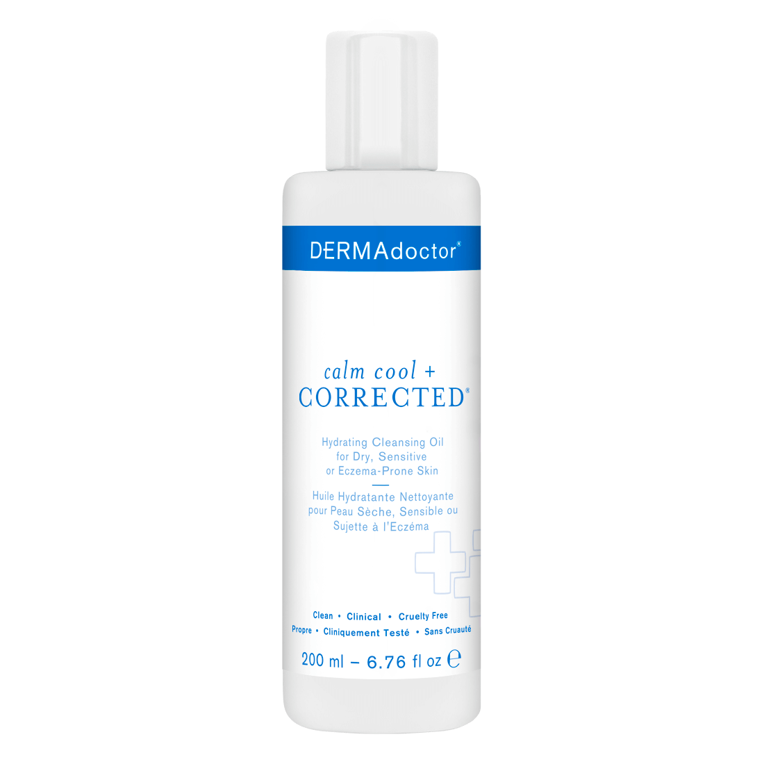 Calm Cool + Corrected Hydrating Cleansing Oil, Moisturizer and Makeup Remover for Dry, Sensitive or Eczema-Prone Skin