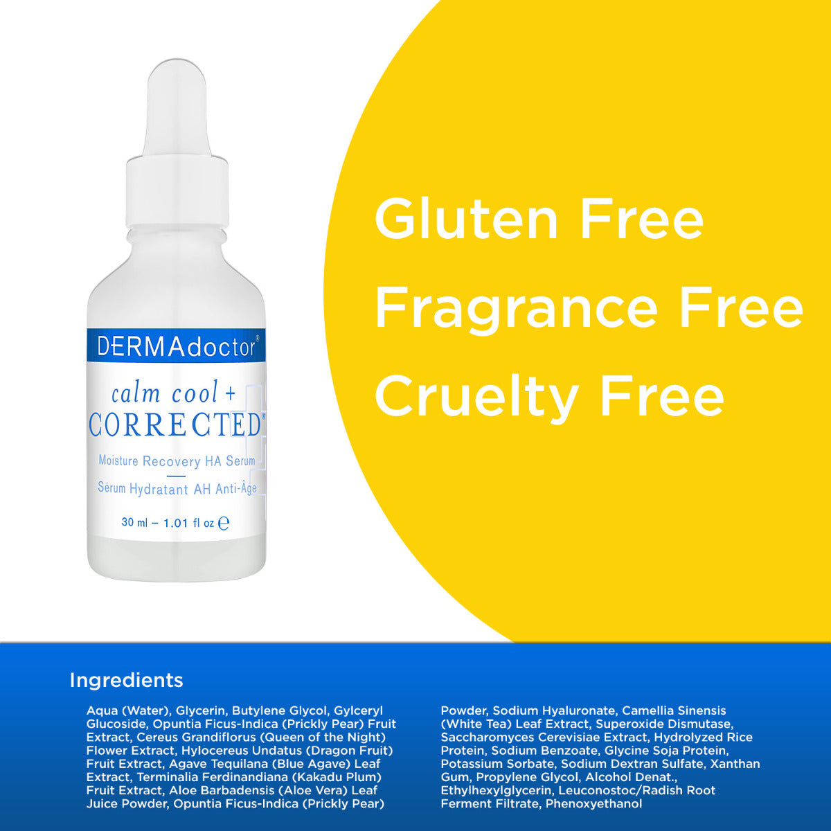 Calm Cool + Corrected Moisture Recovery Hyaluronic Acid Serum