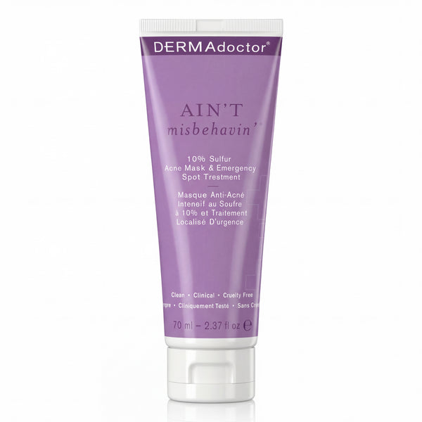 DERMACODE モーニングディアンスクリーム DERMAdoctor Ain't Misbehavin' Intensive 10% Sulfur Acne Mask