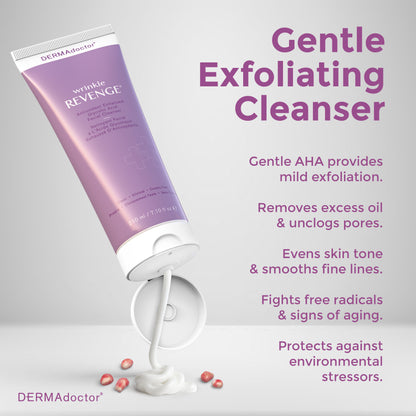 Wrinkle Revenge Antioxidant Enhanced Glycolic Acid Facial Cleanser