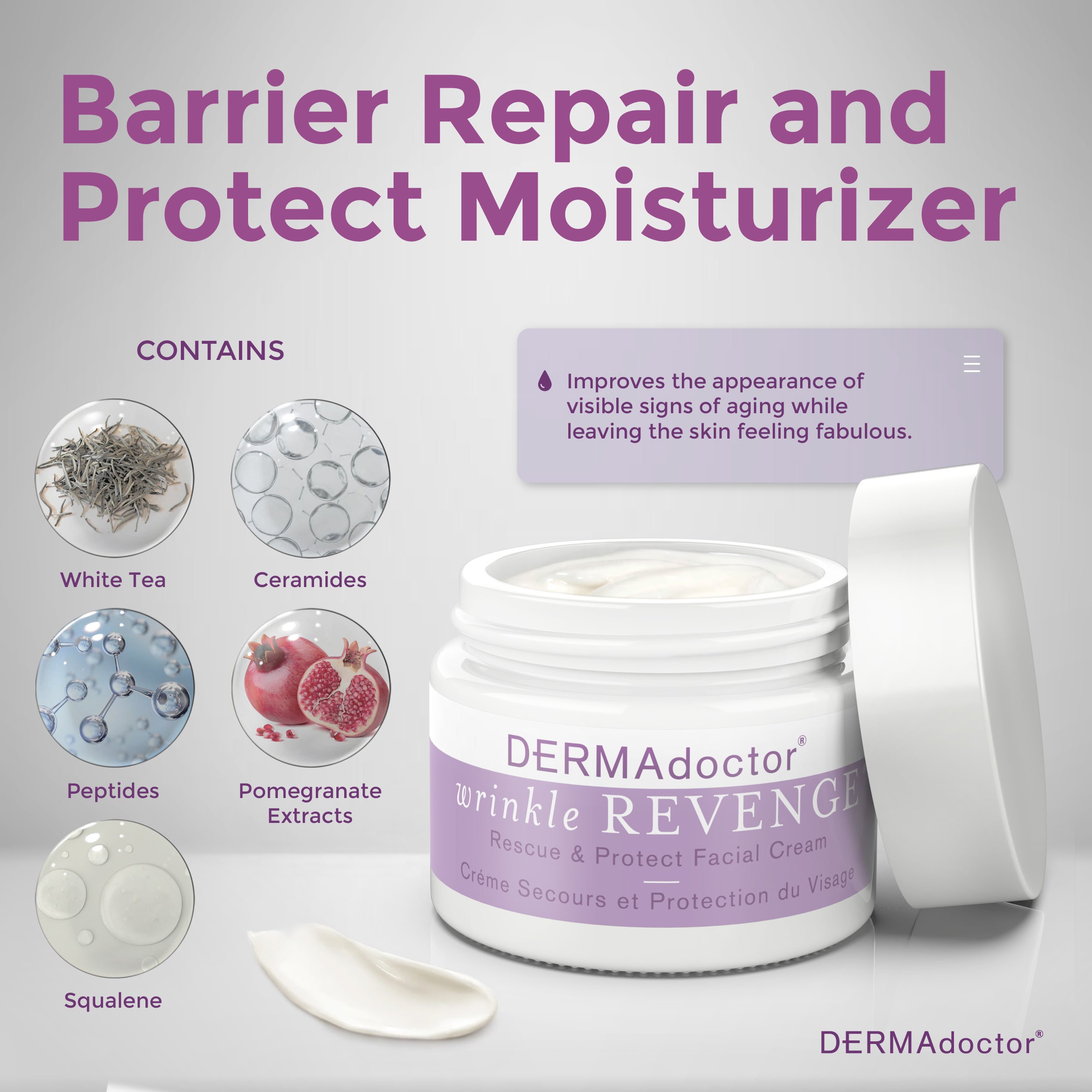 Wrinkle Revenge Rescue &amp; Protect Facial Cream