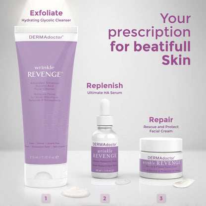 Wrinkle Revenge Antioxidant Enhanced Glycolic Acid Facial Cleanser
