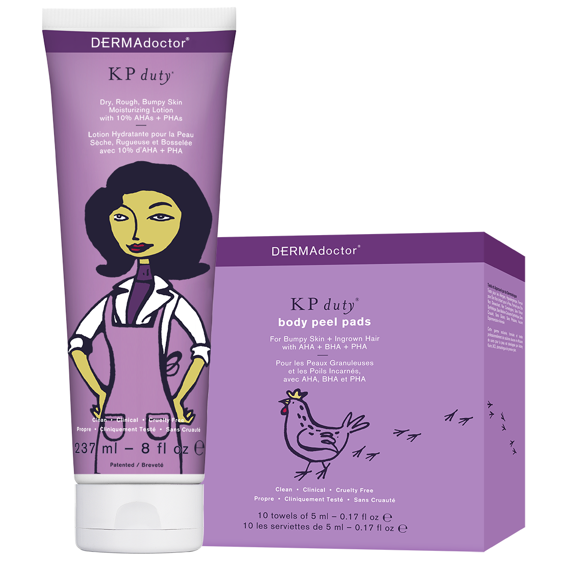 KP Duty Body Peel & Moisturizing Therapy Duo
