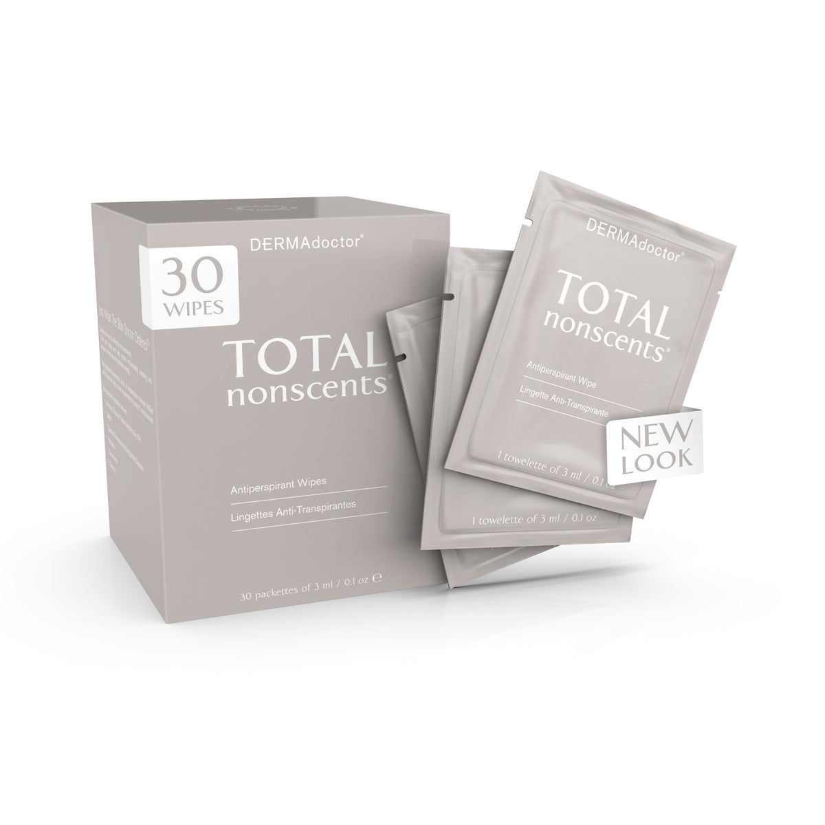 Total Nonscents Antiperspirant Wipes 30 Pack · 3-Pack