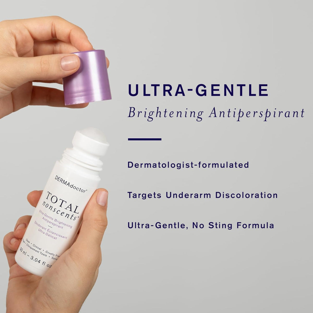 Total Nonscents Ultra-Gentle Brightening Antiperspirant